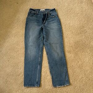 Abercrombie curve love 90s straight Ulta high rise jeans